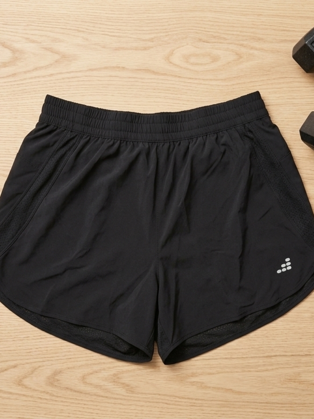 Women's Black Athletic Running Shorts Size XL